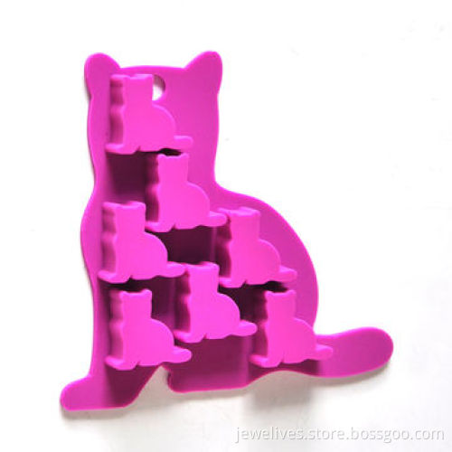 Fancy shape silicone ice cube tray